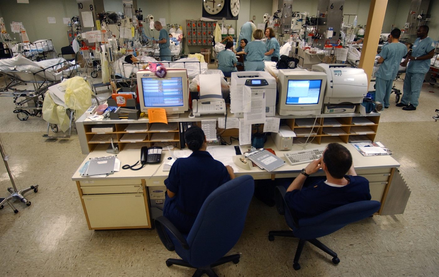 Patient monitors in an intensive care unit